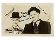 Stan Laurel Signed Photo of the Laurel & Hardy Comedy Duo